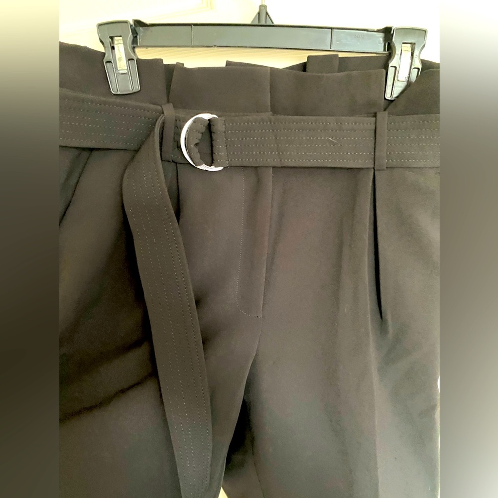 White House Black Market High Waist Belt Tapered Ankle